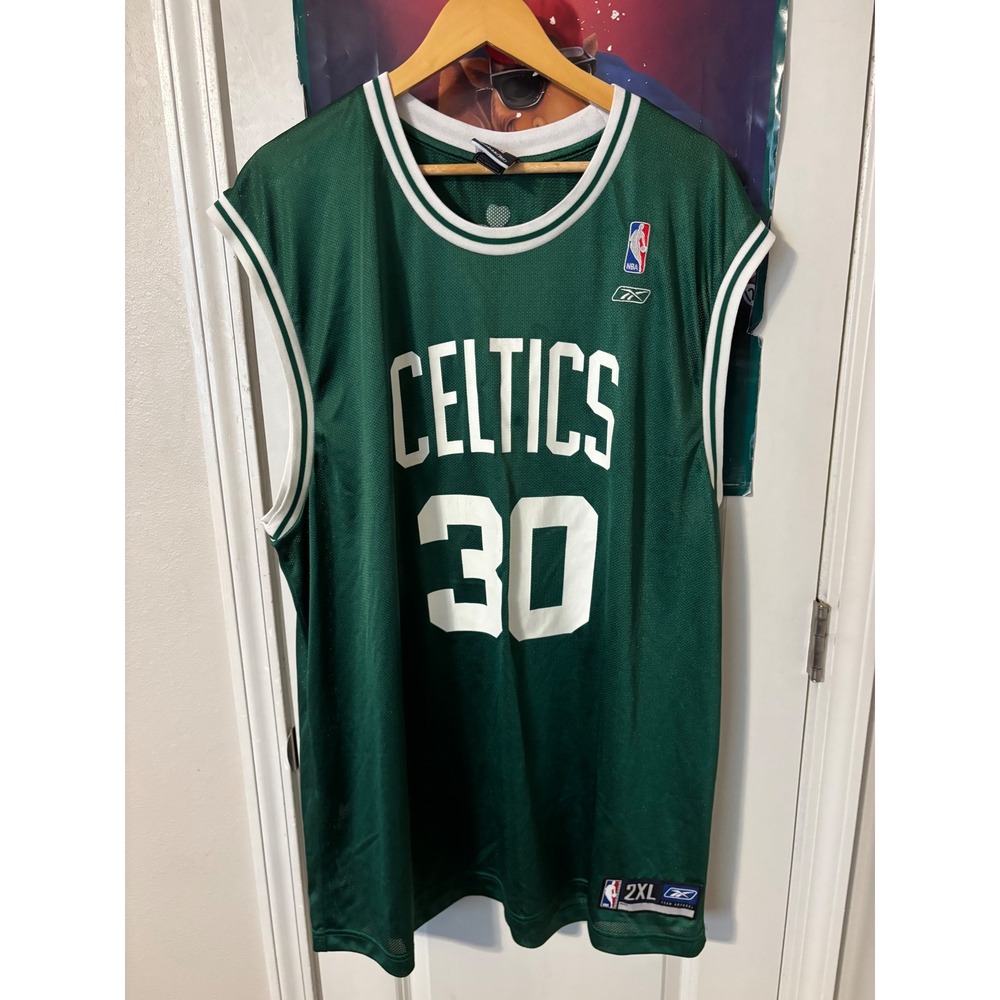 Mens Reebok NBA Boston Celtics Sebastian Telfair 30 Jersey Green 2XL